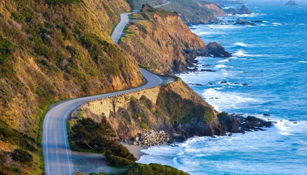Carretera de la costa del Pacífico, Estados Unidos