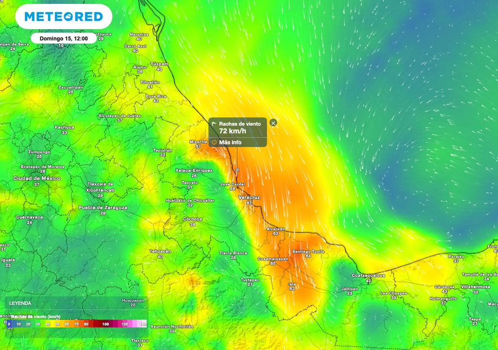 ¡Alerta en Veracruz! Rachas de 80 km/h y oleaje de 3 metros azotan la zona conurbada.
