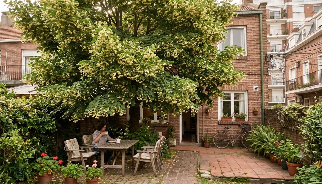 plantas En plazas, parques y patios, el tilo destaca por su belleza paisajística y su valor para la biodiversidad.