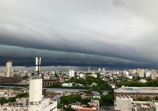 ¡De película! Así se vio la tormenta que pasó por Buenos Aires
