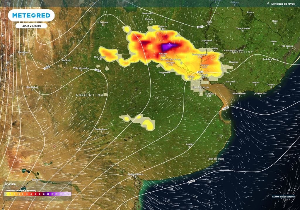 Las tormentas del domingo darán paso a un lunes muy ventoso en la región.