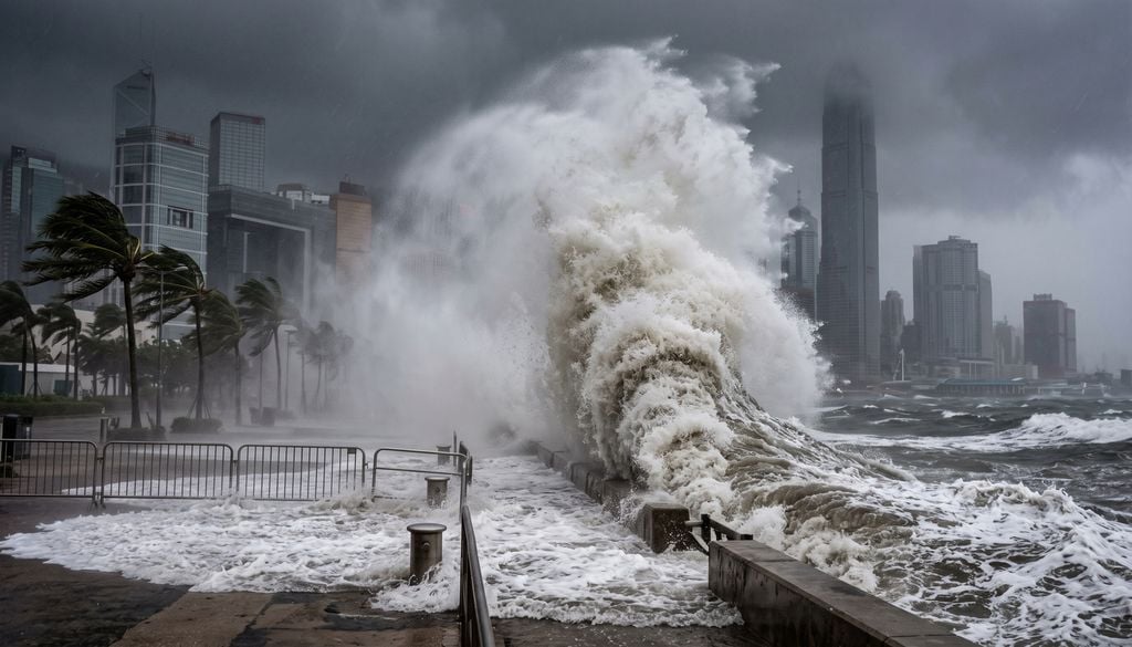 ola La costa es impactada por todos los elementos peligrosos asociados a un huracán: viento, lluvia y alto oleaje.