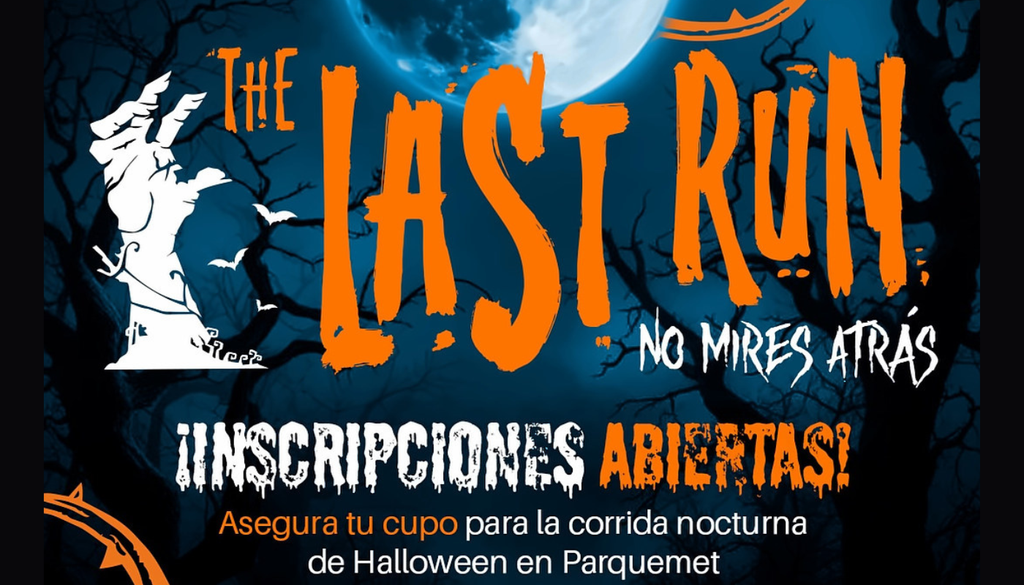 The Last Run es la primera corrida nocturna de Halloween en santiago. Crédito: Eventrid.
