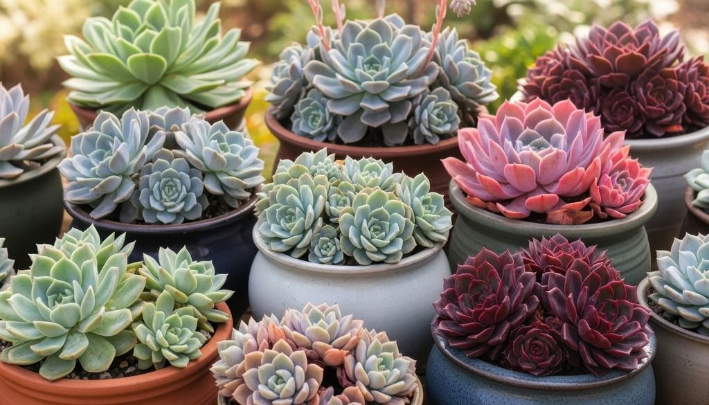 echeverías Muchas echeverias desarrollan nuevas rosetas con facilidad incluso cuando una hoja cae accidentalmente al sustrato.
