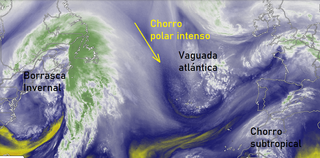 De vaguada atlántica a tren de borrascas: ¿Karim y Lola a la vista?