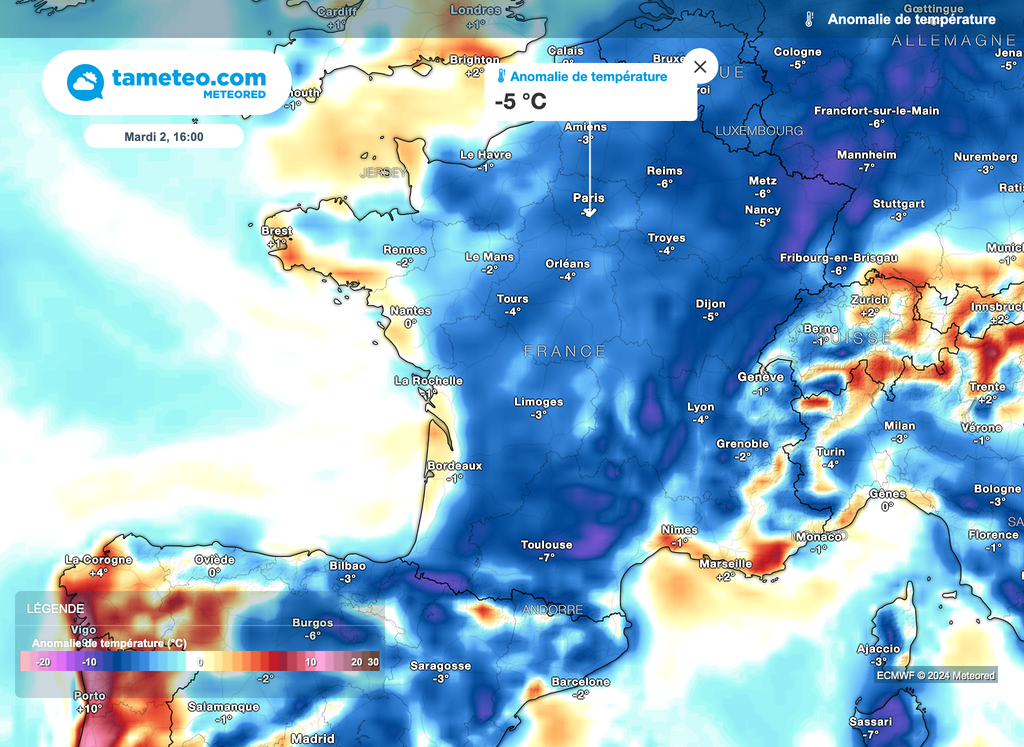Pour la saison, les températures s'annoncent fraîches voire très fraîche notamment les après-midis.