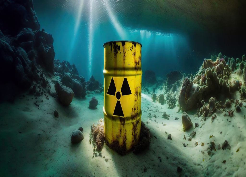 L'abandon des déchets radioactifs dans les océans constitue un réel danger pour la vie marine.