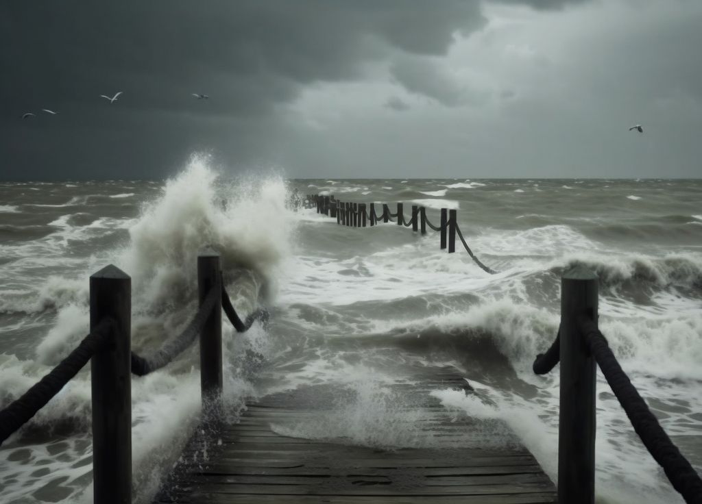 Les conditions en mer s'annoncent agitées notamment au large de la Bretagne.