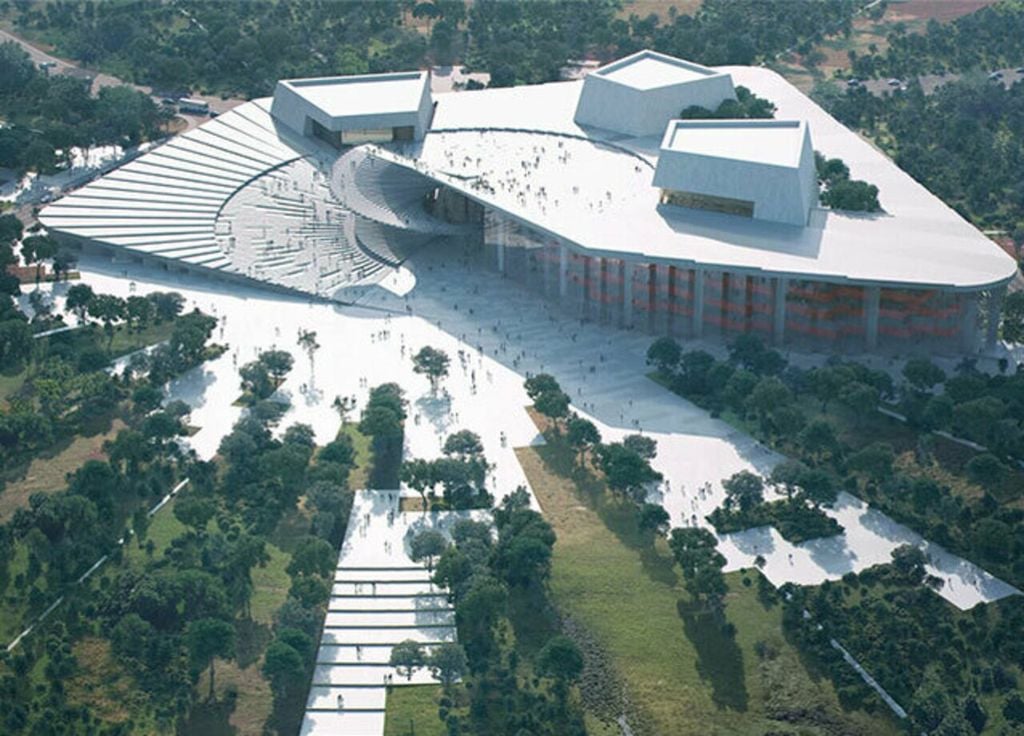 Le bâtiment a été conçu pour s'intégrer parfaitement dans son environnement.