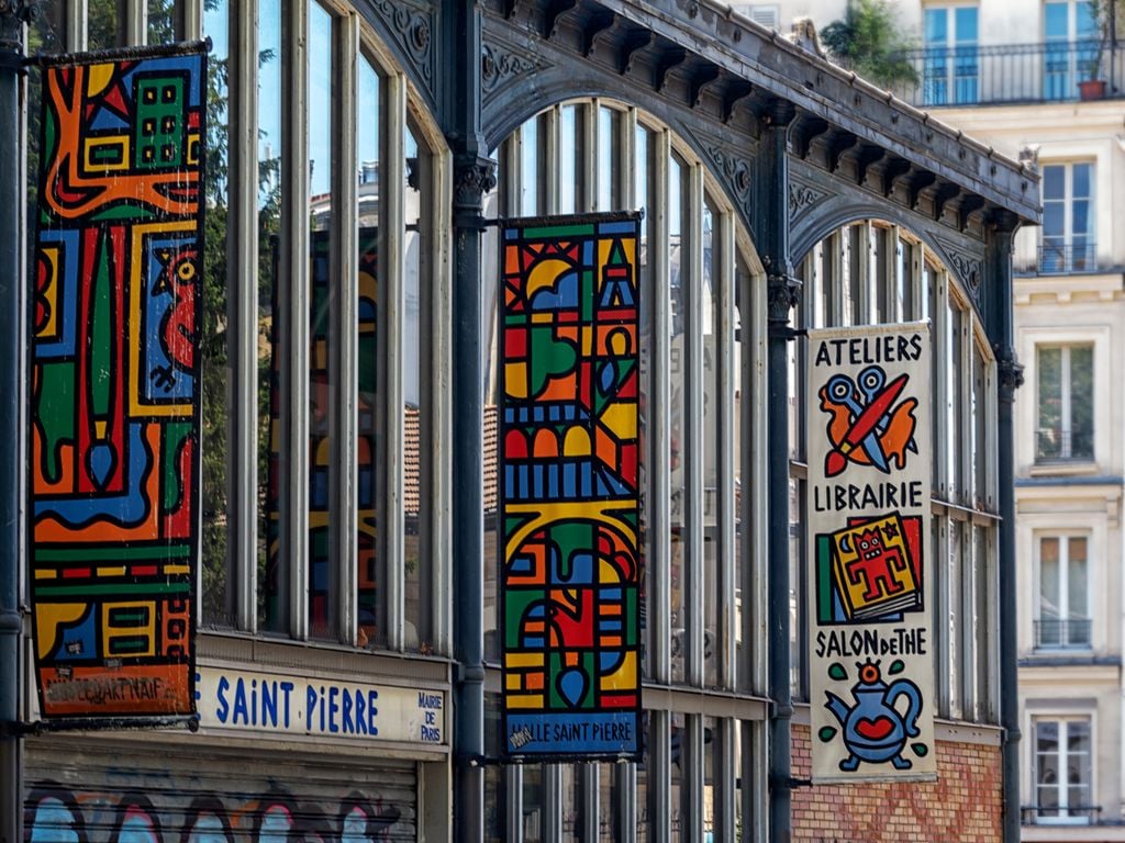 La sala Saint-Pierre y su característica arquitectura de hierro y cristal.