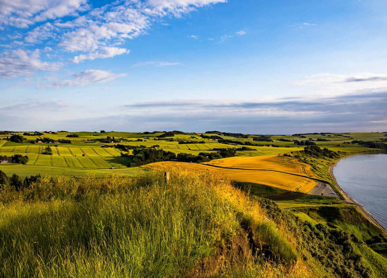 L'île de Mors dans le Jutland offre des paysages extraordinaires.