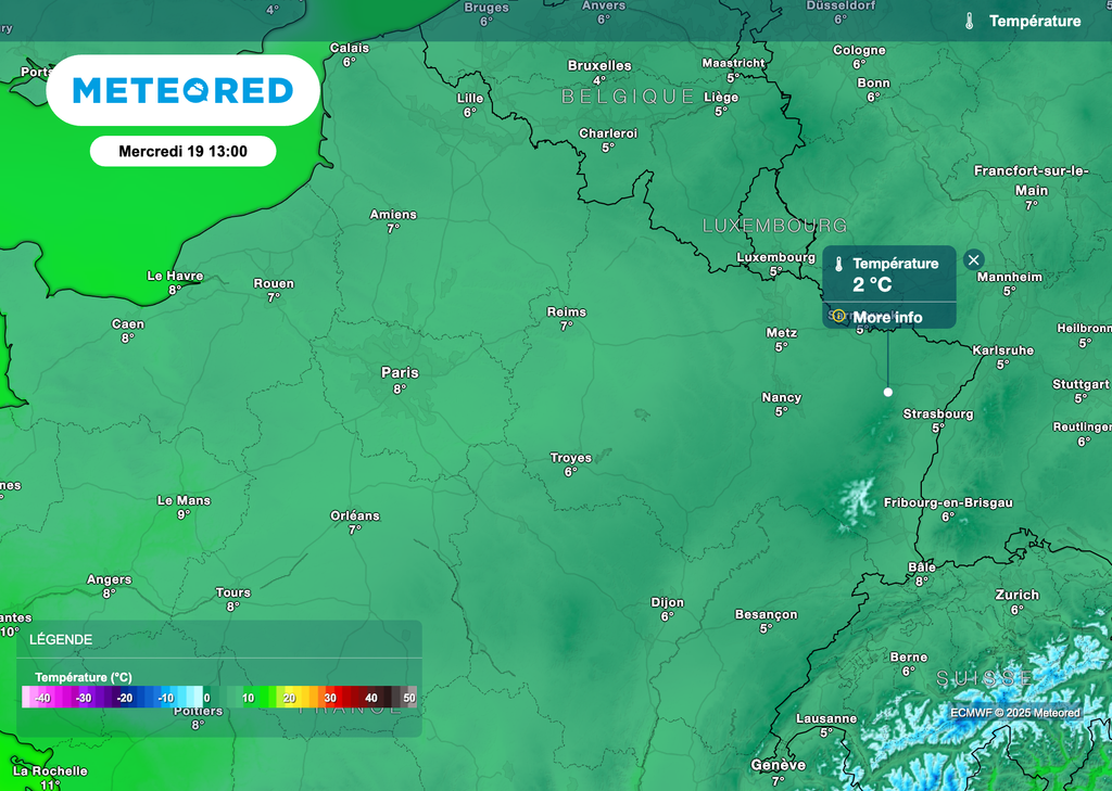 Des températures hivernales attendues la semaine prochaine en France.