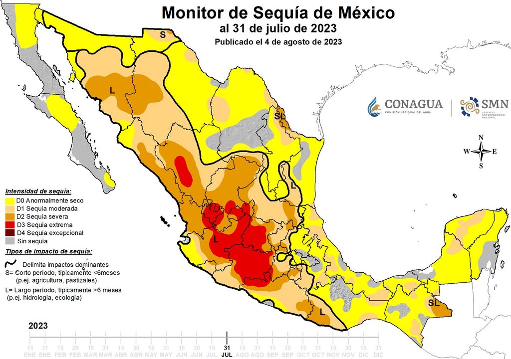 Monitor de Sequía - Servicio Meteorológico Nacional de México