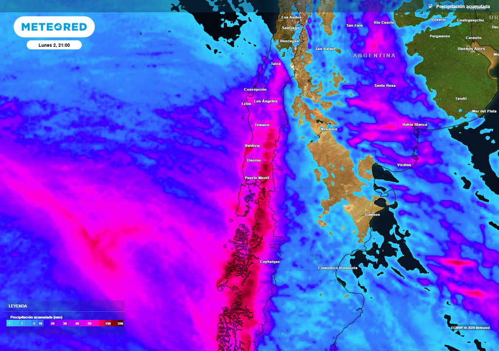 Hasta sectores de O'Higgins avanzará este primer sistema frontal importante que llegará a la zona central, comenzando el otoño climático.