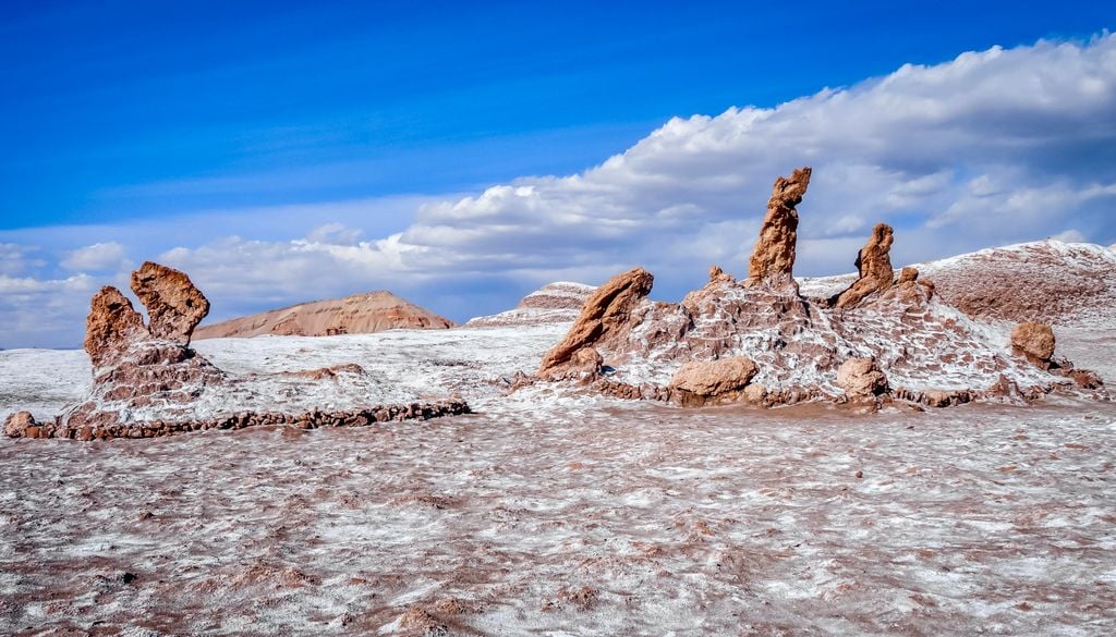 Las Tres Marías, Valle de la Luna, Chile. Las Tres Marías, Valle de la Luna.
