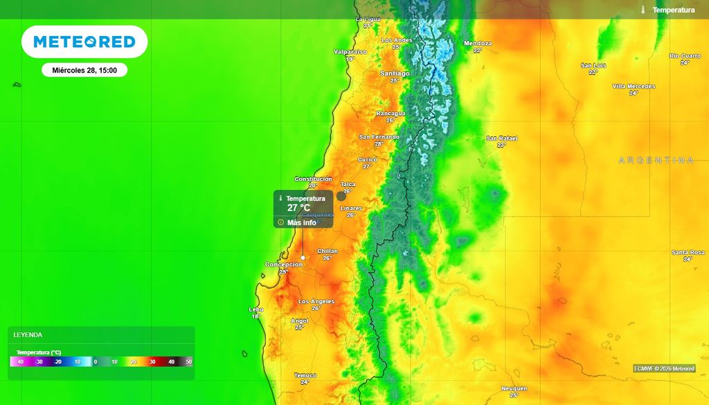 El miércoles las temperaturas podrían alcanzar los 30°C en algunos sectores del centro sur, mientras que el centro norte rondará los 26°C