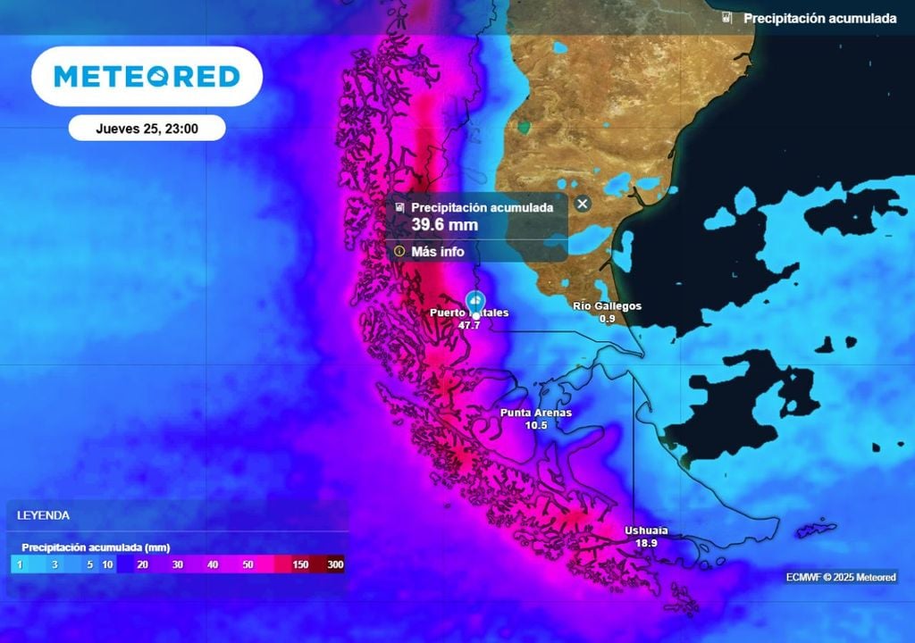 mapa de precipitación acumulada