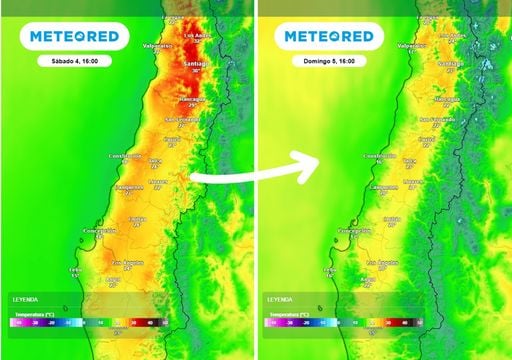 Del calor al alivio: el domingo marca la ca&iacute;da de temperaturas en la zona central durante Semana Santa