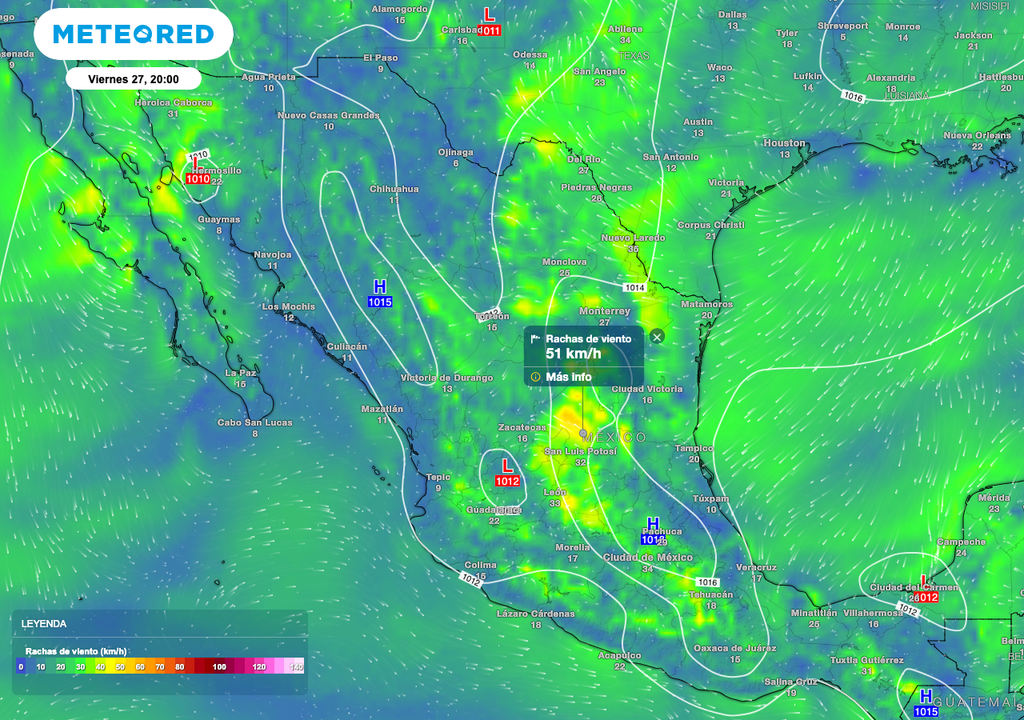 Las rachas de viento de hasta 50 km/h provenientes del noreste intensificarán la sensación de frío, por lo que es vital que los habitantes de estas zonas refuercen el abrigo antes de la medianoche.