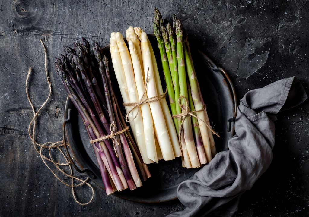 variedad de espárragos