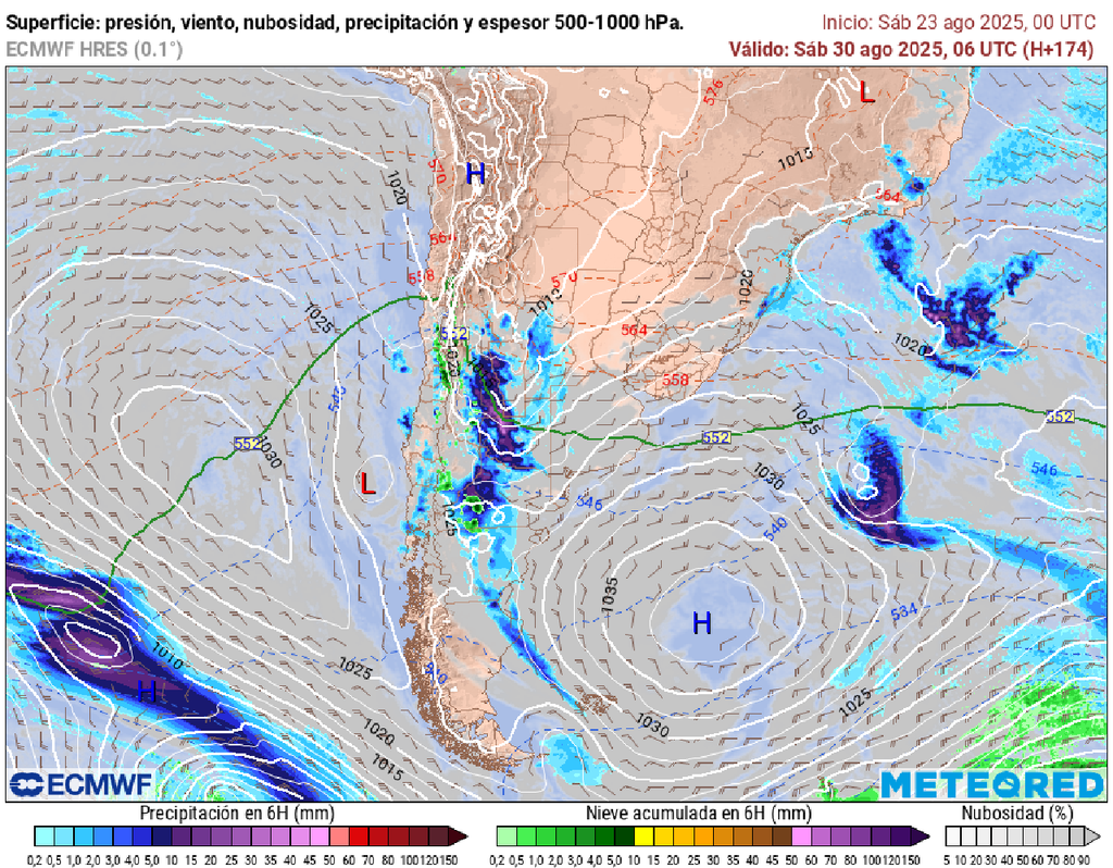 Algunos chubascos tendrían posibilidades de llegar a Santiago durante la tarde noche del viernes, un sistema frontal en altura será la causa.