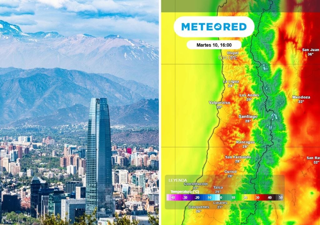 En Santiago vuelven a descender los termómetros: los registros apenas llegarán a 29 grados el martes entrante.