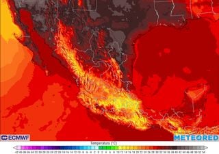 Agobiante calor en gran parte del norte en territorio mexicano; la sequía sigue extendiéndose