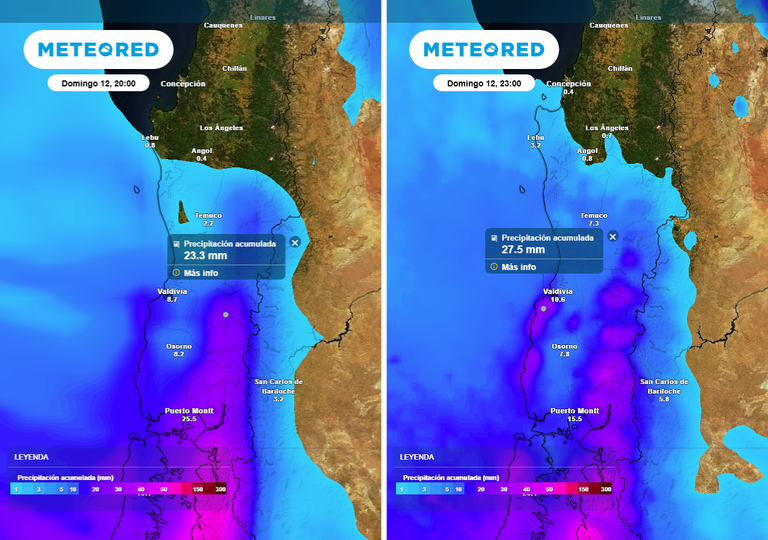 "Del vero&ntilde;o a la lluvia": Meteored avisa la aproximaci&oacute;n de un sistema frontal para el fin de semana en Chile centro-sur