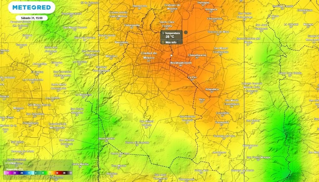 Las temperaturas máximas del fin de semana pueden alcanzar los 28 °C en zonas urbanas, especialmente el sábado y domingo. ¡Hidrátate! Las temperaturas máximas del fin de semana pueden alcanzar los 28 °C en zonas urbanas, especialmente el sábado y domingo. ¡Hidrátate y no te expongas al sol prolongadamente!
