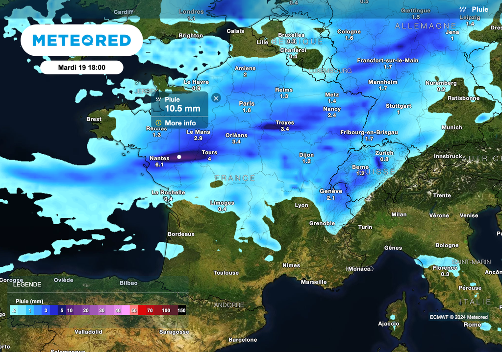 Des pluies toujours aussi soutenues ce mardi après-midi sur une grande partie du pays. Des pluies toujours aussi soutenues ce mardi après-midi sur une grande partie du pays.
