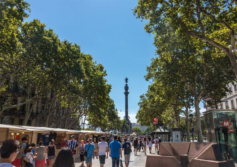 La Rambla de Barcelona La Rambla de Barcelona