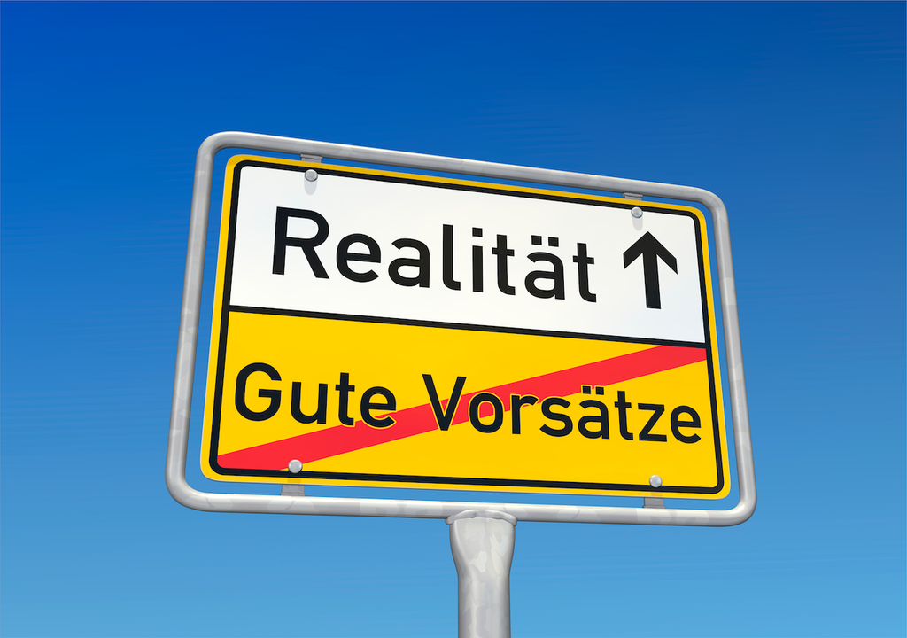 Realität ,Zweites Wochenende, Jahr, Neujahrsvorsatz