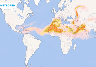 Densa pluma del polvo del Sahara se dirige hacia el Caribe y México, para el final de la semana