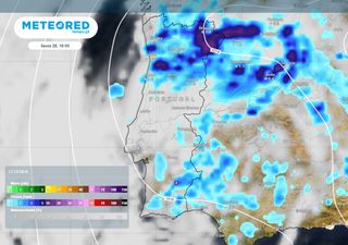 Dentro de poucas horas o granizo e a trovoada serão mais prováveis nestas duas regiões de Portugal