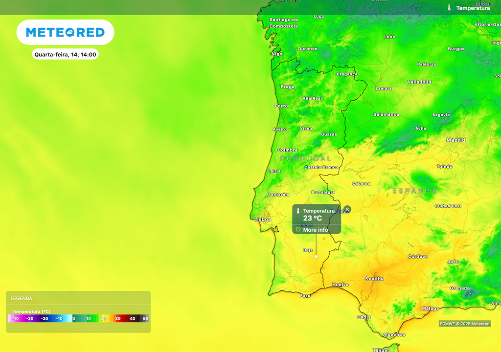 Melhoria do estado do tempo e subida da temperatura Melhoria do estado do tempo e subida da temperatura