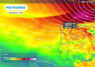 Storm Caetano causes a change in weather this Wednesday: find out the most important​ period and the expected effects in Portugal