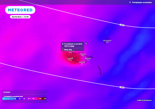 Depress&atilde;o Francis condiciona a Passagem de Ano na Madeira e nos A&ccedil;ores, com precipita&ccedil;&atilde;o, vento e ondula&ccedil;&atilde;o