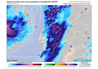 Depressão fria isolada traz chuva, trovoada e vento forte a Portugal. E o início da próxima semana, como se prevê?