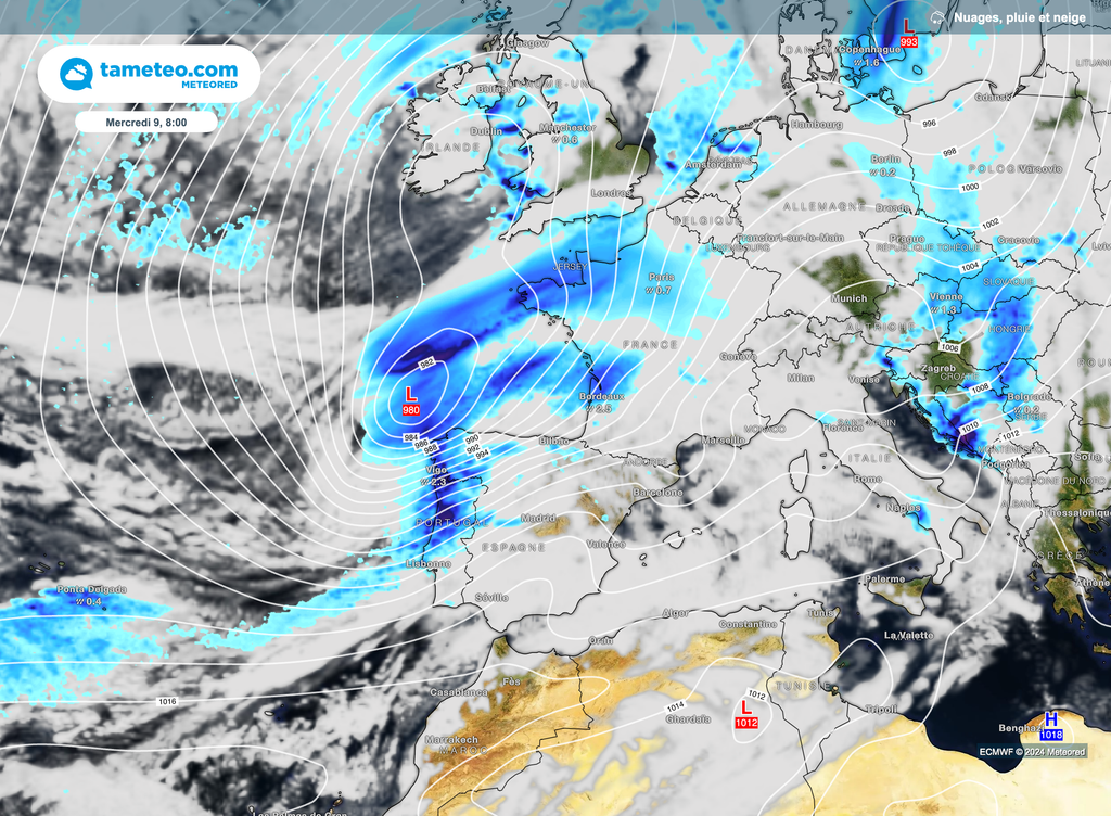 Météo de plus en plus agitée dès dimanche et en cours de semaine prochaine.
