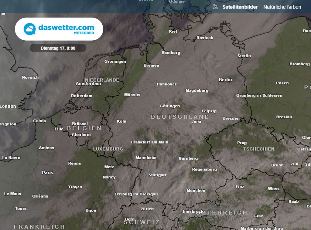 wolkendecke, lücken, deutschland