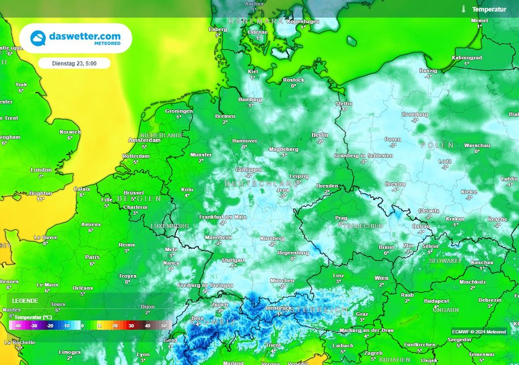 frost, april, dienstag frost, april, dienstag
