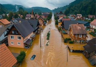 Land unter in Süddeutschland! In diesen Regionen zeigen die Meteored-Wetterkarten extreme Niederschläge: Unwetterwarnung