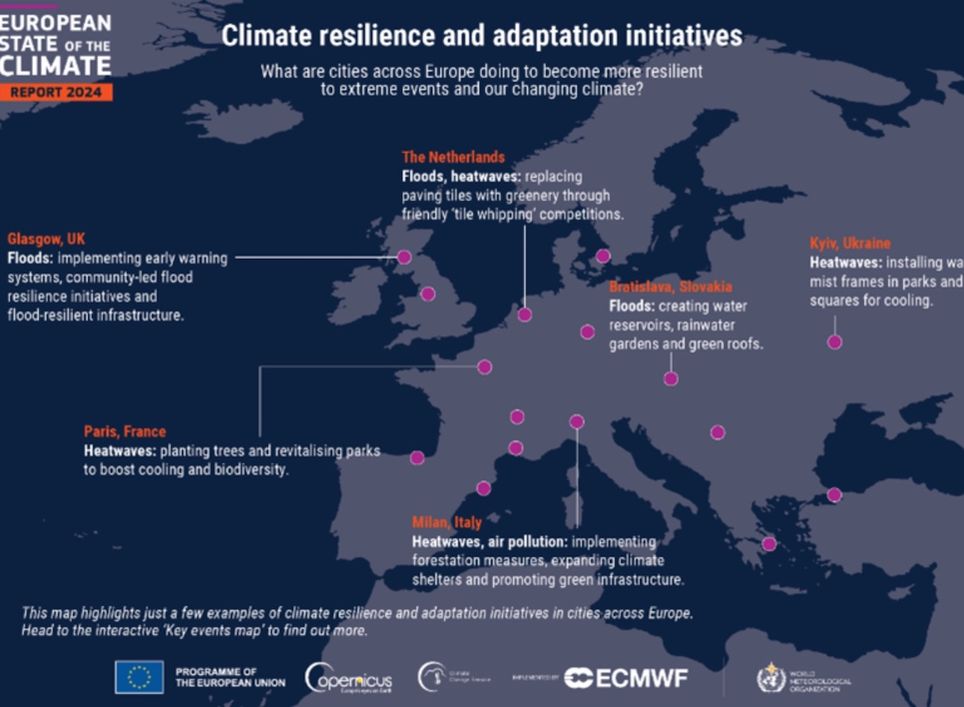 Der europäische Klimazustandsbericht 2024