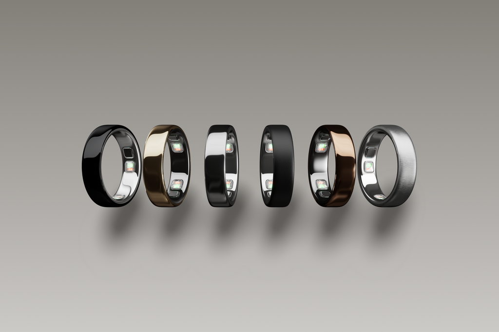 Den Oura 5 Smart Ring gibt es in verschiedenen Tönen (Foto: Oura)