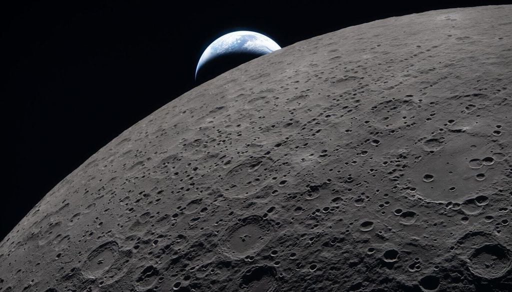 Die Rückseite des Mondes auf einer Aufnahme, die bei der Artemis-II-Mission der NASA entstanden ist. Neben der bemannten Mission gab es auch unbemannte Missionen, etwa die historischen Orbiter-Missionen Lunar Prospector und Kaguya. Die Rückseite des Mondes auf einer Aufnahme, die bei der Artemis-II-Mission der NASA entstanden ist. Neben der bemannten Mission gab es auch unbemannte Missionen, etwa die historischen Orbiter-Missionen Lunar Prospector und Kaguya. Bild: NASA