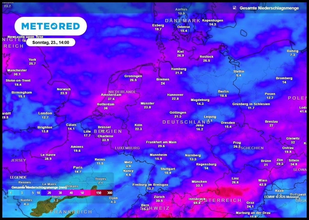 regen, wetter, august In den kommenden Tagen fällt regional Regen. Doch die ganz großen Mengen werden das nicht sein.