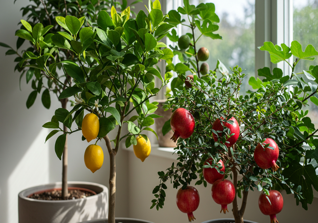 Aus kleinen Samen wachsen große Träume: Granatapfelbäume gedeihen auch im Topf auf der sonnigen Fensterbank.