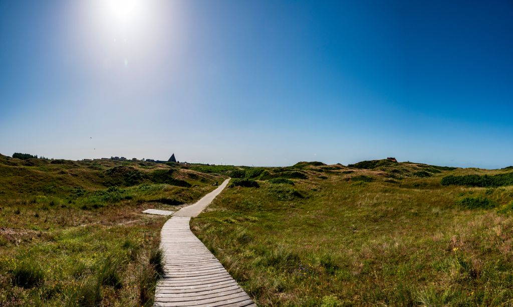 Inselpfad statt Straßen: Spiekeroog ist ein Paradies für Strand- und Dünenwanderer. Foto: Adobe Stock