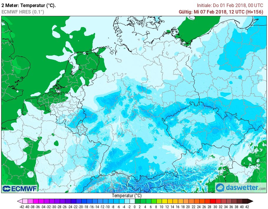 Temperaturen Deutschland