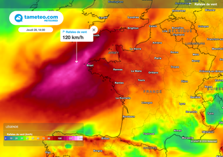 Tempête Nelson : alerte aux vents tempétueux sur la France ! Quelles régions concernées par les vents les plus forts ?